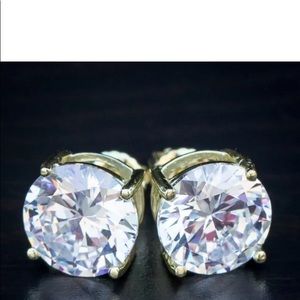 NWOT - 4ct tw Cubic Zirconia Earrings